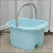 Foot Soaking Bath Basin, Water Spa and Foot Massage, Sturdy Plastic Foot Basin for Soaking Foot, Toe Nails, and Ankles,Pedicure, Portable Foot Tub- Blue, Green, Pink (Color : Pink)