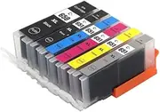 TopBanana's - 650xl 651xl PGI650XL CLI651XL (Pack of 6-1BK, 1C, 1M, 1Y, 1GY, 1PHBK) Replacement Ink Cartridge for Canon Printers MG7560, PIXMA IP8760, MG7160, MG6360