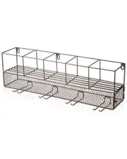 True Wall Mounted Wire Wine Shelf And Cork Cage