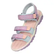 Mountain Warehouse Childrens/Kids Tonal Stripe 3 Touch Fastening Strap Sandals
