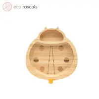 在飛比找momo購物網優惠-【eco rascals】竹製餐盤-可愛瓢蟲(橘)
