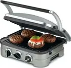Cuisinart Panini Press Stainless Steel Griddler 5-IN-1 Sandwich Maker GR-4NP1