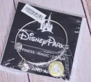 NEW NWT Alex and Ani Disney Haunted Mansion Madame Leota Silver Bracelet W/Card
