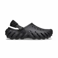 在飛比找momo購物網優惠-【Crocs】Echo Clog 男鞋 女鞋 黑色 輕量 防