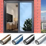 Multi-size one Way Mirror Film Privacy Sun Blocking Glass Sticker Heat Control Reflective Film Self Adhesive Window Tint