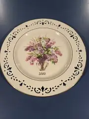 Lenox Colonial Bouquet Collector Plate, 2000 New Hampshire The Sixth Colony