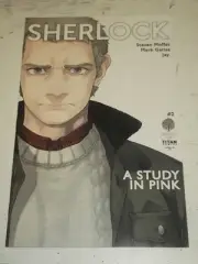 SHERLOCK A STUDY IN PINK #2 TITAN COMICS COVER A AUGUST 2016 NM (9.4)