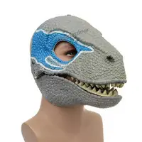 在飛比找樂天市場購物網優惠-恐龍動嘴巴面具嘴巴關節活動霸王龍面罩爆款恐龍頭套