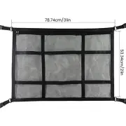 Car Ceiling Cargo Net Pocket Strong Bearing Auto Roof Cargo Storage Net EmkRu