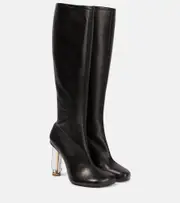 [Dries Van Noten] Dries Van Noten Leather knee-high boots AU 6.5 black