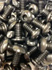 10-24 x 3/8 BUTTON HEAD SOCKET CAP SCREWS BLACK ALLOY STEEL PACK OF 100 !