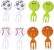 Fruit Picks for Kids,Cute Food Toothpicks - Cartoon Fruit Toothpick, Lunch Accessories for Cheese Appetizers Dessert School Eater