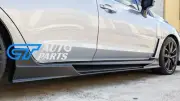 VARIS ARISING II Style Matte Black Side Skirts for 2015-2021 Subaru WRX STI VA (for: Subaru)