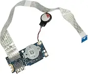 GinTai Laptops USB Board with Cable and CMOS Battery Replacement for Dell Inspiron 15 5575 5570 3490 3590 3583 P75F 3584 3585 LS-F121P NBX00028P00 NBX00028N00 XX86G 0XX86G
