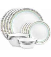 Corelle Paloma 16 piece Dinnerware Set Service for 4 Vitrelle Glass New In Box
