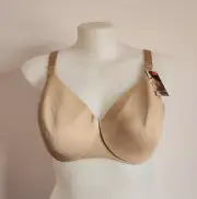 Berlei YZST Ladies Cafe Mocha Back Smoother T-Shirt Underwire Bra Size 20DD New