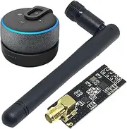 Wireless Transceiver, NRF24L01P+PA+Low Noise Amplifier Wireless Module, Wireless Transceiver Module with Antenna for Smart Homes, Sensor Networks