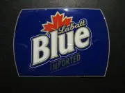 LABATT BLUE leaf Imported Die Cut Sticker craft beer brewery brewing Z