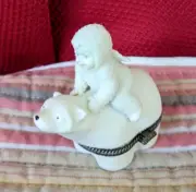 Polar Bear Trinket Box