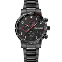 在飛比找PChome24h購物優惠-WENGER Attitude Chrono 計時時尚腕錶(
