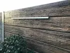 Concrete Sleeper LED Wall Light in Brushed S/S or Powder coat Black