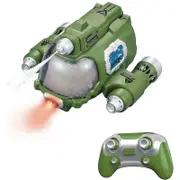 Remote Control Boat for Kids , 2.4GHZ Mini RC Boat with Spray Water Pump and Led Lights Lakes & Swimming Pool Toys green
