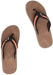 [Weird Fish] Malham Leather Look Flip Flops