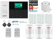 D08 TUYA APP WiFi Smart Wireless Home Security Alarm Burglar System+Amazon Alexa