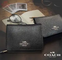 在飛比找有閑購物優惠-COACH-黑防刮皮短夾