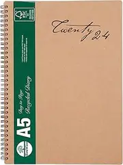 Sasco Cumberland 2024 Ecowise Day to Page Diary, Kraft, A5 Size