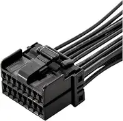 CCWUTQF 6 8 12 16 20 Pin 1.2mm Car Window Lifter Plug Connector Wire Harness 174047-2/174045-2(16P Wire Harness)