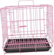 BELLIFFY Foldable Cat Carrier Cage Portable Pet Crate Small Dog Crate for Home Travel Indoor Outdoor