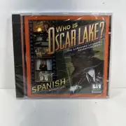 NEW SEALED! WHO IS OSCAR LAKE? Spanish Language Learning Beginner Level PC CD