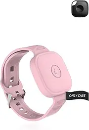 Case for Tile by Life360 Mate Key Finder, yystao Protective Silicone Watch band Compatible with Tile by Life 360 mate Tag, Durable and Anti-Lost Design (Pink)