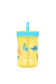 Contigo Leighton Kids Water Bottle 14oz Pineapple Dinos Spill Proof Design