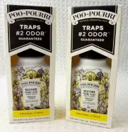 Lot of 2 Poo-Pourri Before-You-Go Toilet Spray 2 oz each Original Citrus NIB