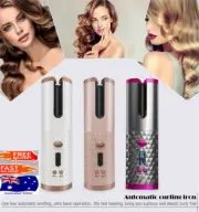 Automatic Cordless Rotating Hair Curler LCD Ceramic Hair Waver Curling Iron