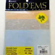 Yasutomo Fold'Ems Decor Marble Asst.-.4907 - 5-7/8" square - 24 sheets - NEW