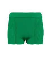 [Jacquemus] Jacquemus Le Short Basgia knit shorts UK 8 green