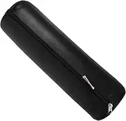 TEHAUX Lumbar Roll Pillow for Chair, Memory Foam Back Cushion 3D Back Roll Lumbar Support for Office Chair Car Seat for Relieving Pain Black