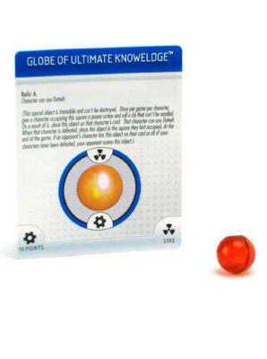 Marvel Heroclix Hulk Globe Ultimate Knowledge S102 3D Object OP Prize LE w/Card