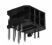 Pack of 4 0430450622 Connector Header Through Hole, Right Angle 6 position ...