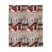 Urban Charm Velveteen Plush Blanket, Cozy Gift, Home Decor, Modern Cozy Throw