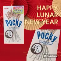 在飛比找蝦皮購物優惠-格力高Pocky-牛奶餅乾棒40公克