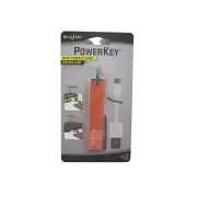NEW NITE IZE Power Key Orange Mini Power Cord Micro USB