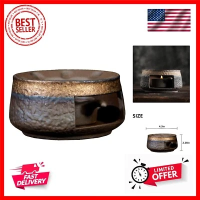 Teapot Warmer Matte Classic Retro Ceramic Universal Tea Warmer Stand Set with...
