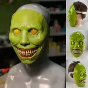 Horror Scary Exorcist Face Mask Demon Smile Halloween Cosplay Party Costume