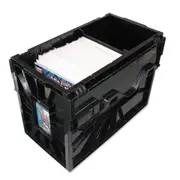 Short Comic Book Bin Storage (Black)