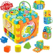 Baby Activity Cube Toy – 6-in-1 Light & Music Educational Toy for Toddlers