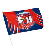 Sydney Roosters Licensed NRL KIDS Pole Game Day Flag Banner
